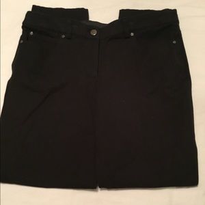 Rafaella Black Straight Leg Jeans Size 12